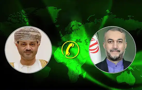 گفتگو وزرای امور خارجه ایران و عمان پیرامون تحولات اخیر فلسطین