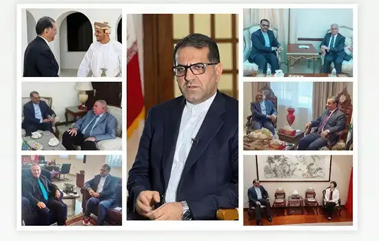 رایزنی های علی نجفی سفیر ایران در عمان پیرامون تحولات اخیر در فلسطین 7 رایزنی های علی نجفی سفیر ایران در عمان پیرامون تحولات اخیر در فلسطین