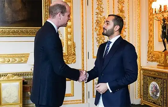 شاهزاده ویلیام از ولیهد ذی یزن پذیرایی کرد 1 شاهزاده ویلیام از ولیهد ذی یزن پذیرایی کرد