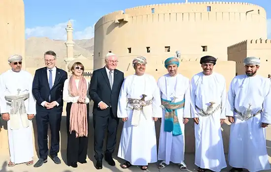 german president visits of oman
