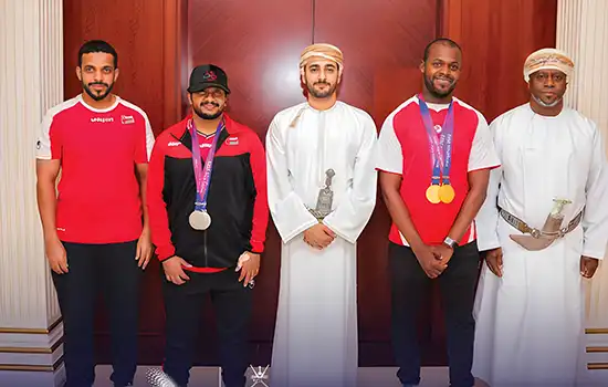 omans crown prince honors medalists 2