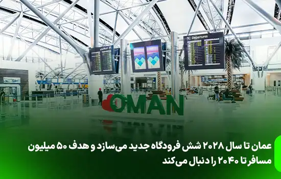 عمان تا سال ۲۰۲۸ شش فرودگاه جدید می‌سازد