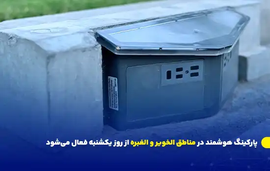 پارکینگ هوشمند در مناطق الخویر و الغبره از روز یکشنبه فعال می‌شود