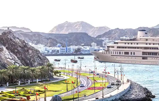 port sultan qaboos last year welcomed 431000 tourists and 110 giant cruise ships ar