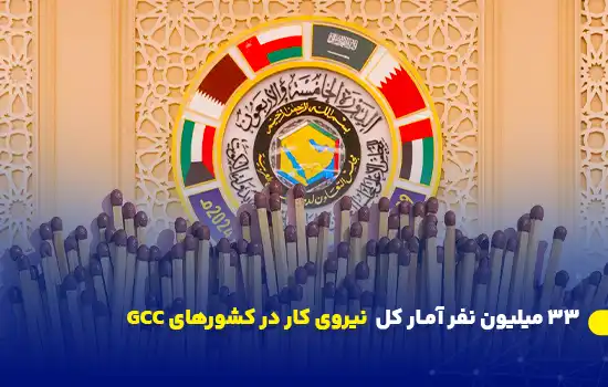 آمار نیروی کار در کشورهای عضو شورای همکاری خلیج فارس 1 تصویر جعبهای از کبریت با نشان شورای همکاری خلیج فارس در پسزمینه، نمادی از وضعیت نیروی کار.