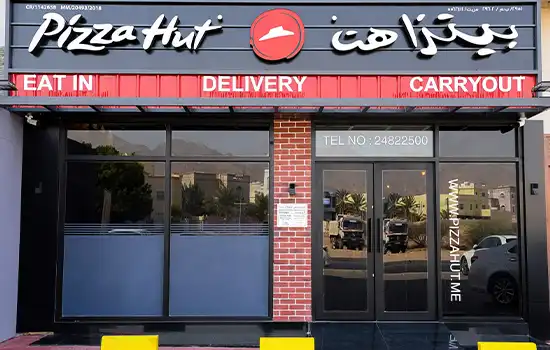 Image of a Pizza Hut branch in Oman recently acquired by Americana Restaurants.