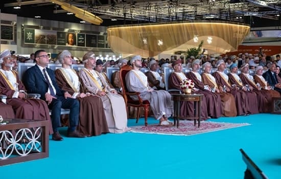 رونمایی از پروژه های «شهر الثریا» در منطقه بوشر و «الجبل العالي» در جبل اخضر در نمایشگاه املاک عمان با حضور شاهزاده بلعرب