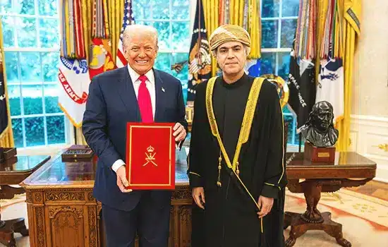 US President Receives Credentials of Oman's New Ambassador 1 US President Receives Credentials of Oman's New Ambassador