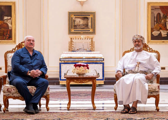 Sultan of Oman Meets President of Belarus in Muscat 2