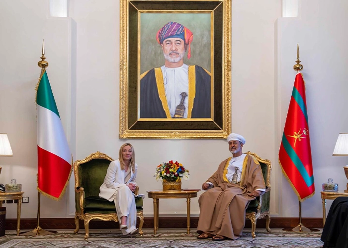 Sultan Haitham’s First Personal Attendance at the GCC Summit4 December 2025 5 Sultan of Oman the GCC leaders and the Prime Minister of Italy