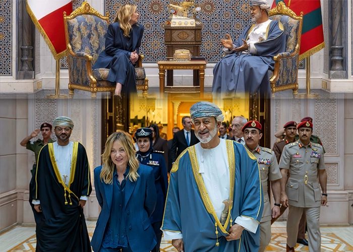 سلطان عُمان يستضيف جورجيا ميلوني، رئيسة وزراء إيطاليا 6 Sultan of Oman Hosts Giorgia Meloni Prime Minister of Italy result 1